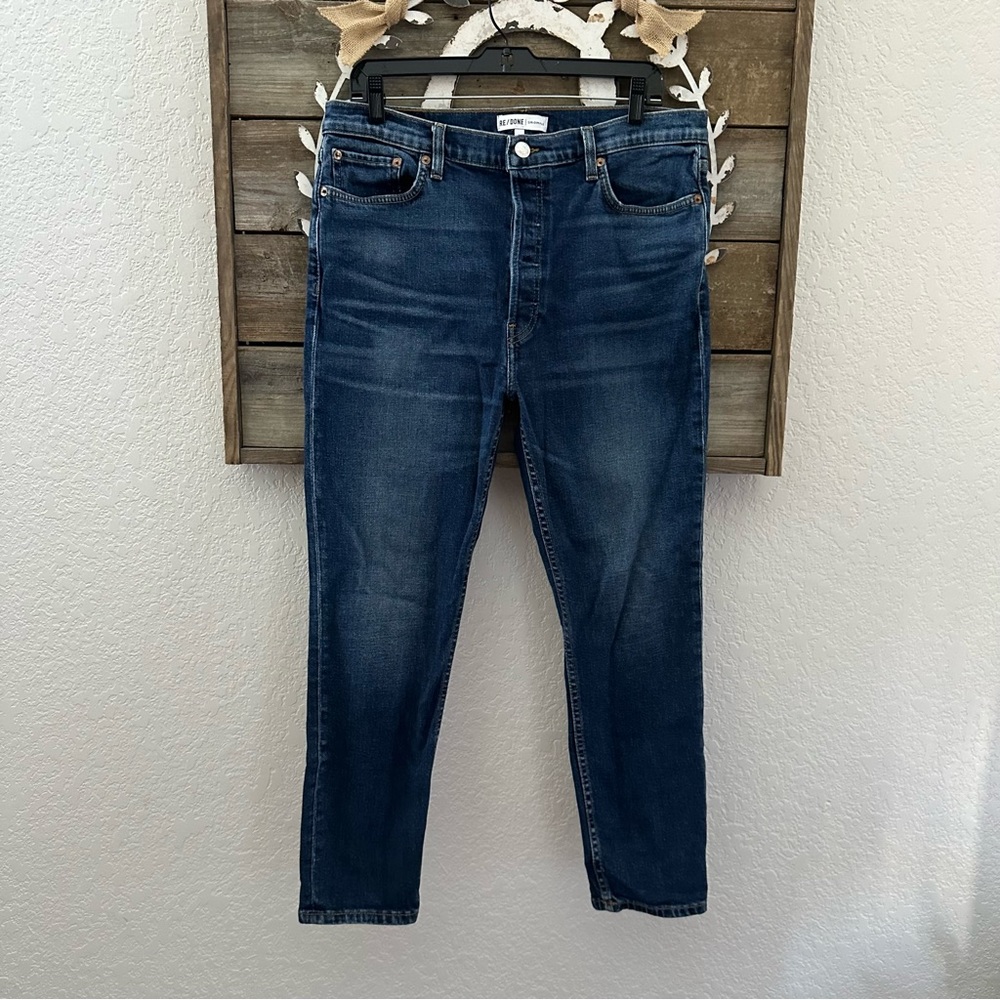 Re/Done Levi’s 90’s‎ Blue Jeans Slim skinny cut ladies size 31